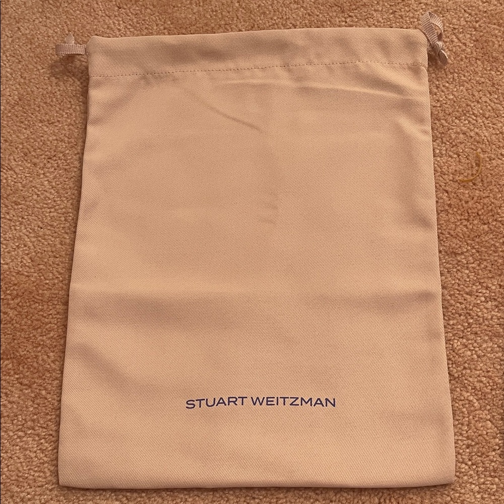 Stuart Weitzman pink/peach color  dust bag